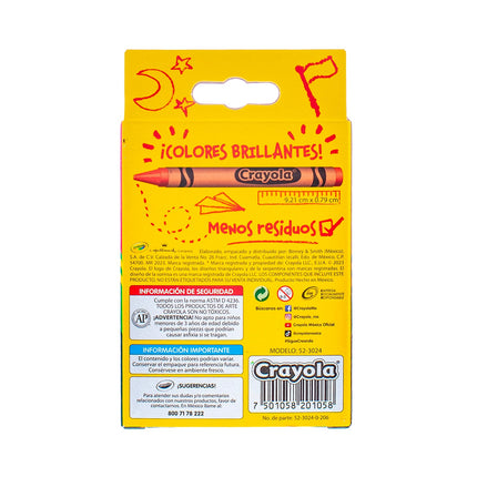 Crayones Crayola x24 – Set Completo de Colores Clásicos