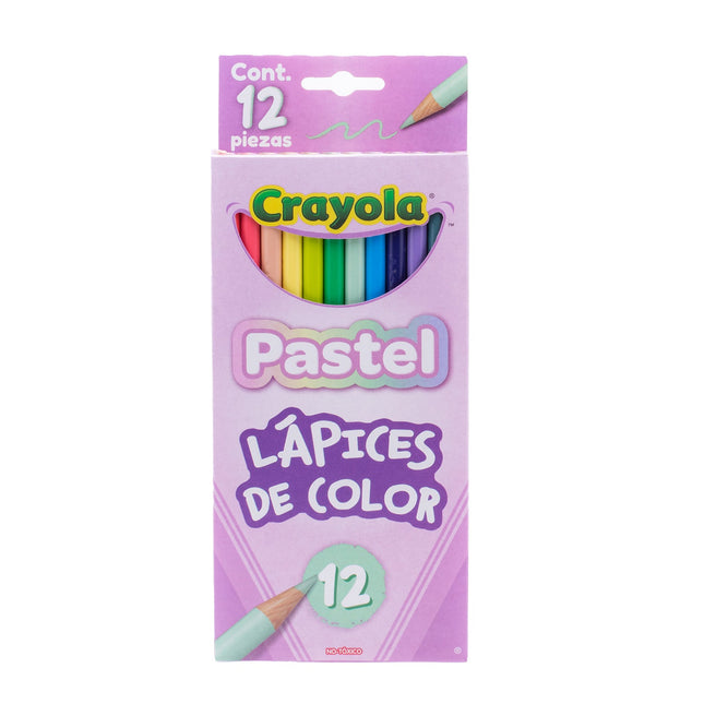 Colores Pastel Crayola x12 – Lápices de Colores Pastel