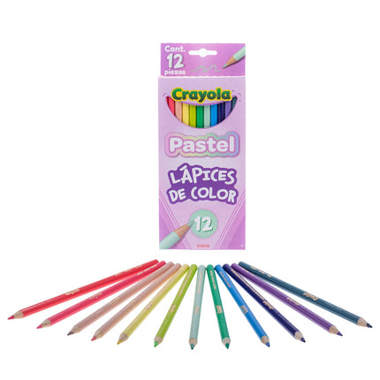 Colores Pastel Crayola x12 – Lápices de Colores Pastel