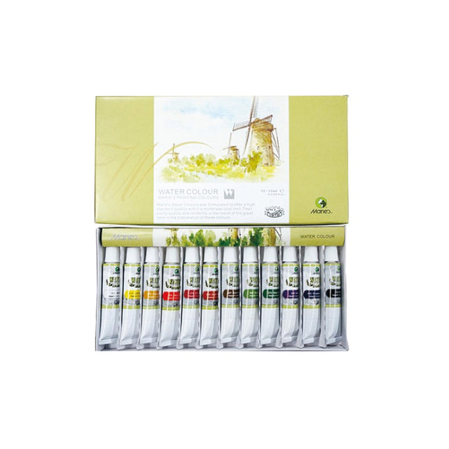 Estuche Acuarelas 12ml x 12 | Maries