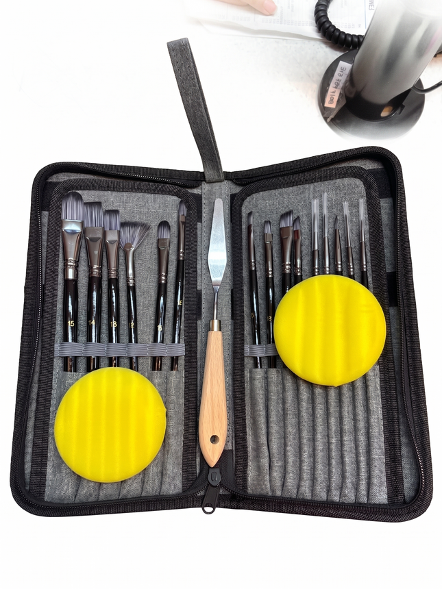 Estuche De Pinceles x17