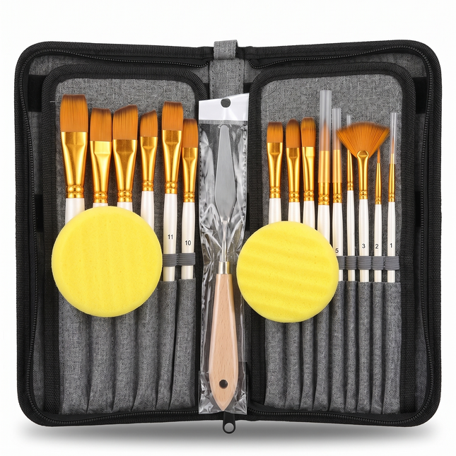 Estuche De Pinceles x17