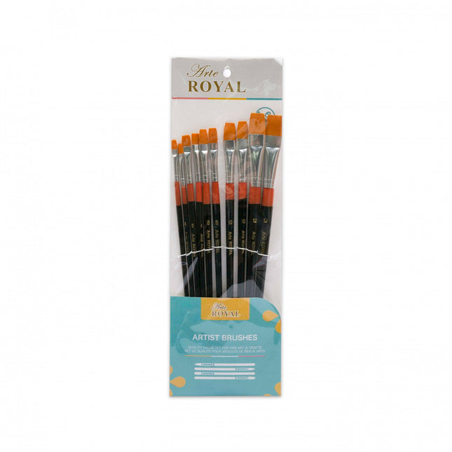 Set De Pincel Plano | Arte Royal
