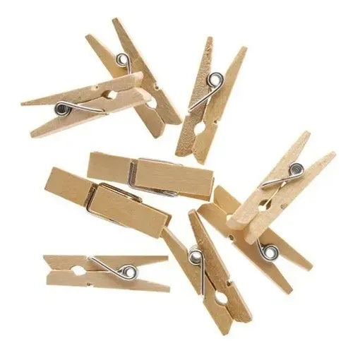 Ganchos Con Figuras De Madera Pequeños x10