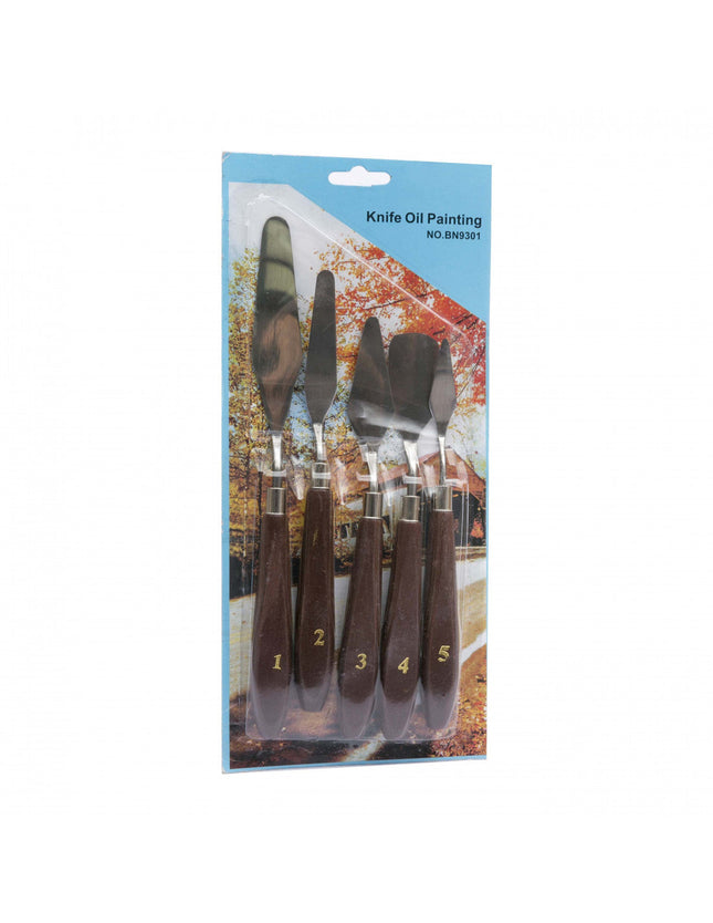 Estuche espátulas Maries metálicas x 5