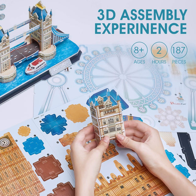 Rompecabezas 3D CubicFun City Line Londres