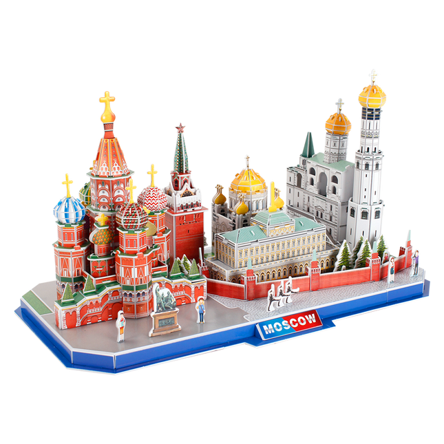 Rompecabezas 3D CubicFun City Line Moscú