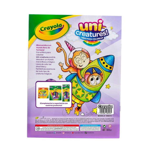 Libro para Colorear Crayola – Unicreatures