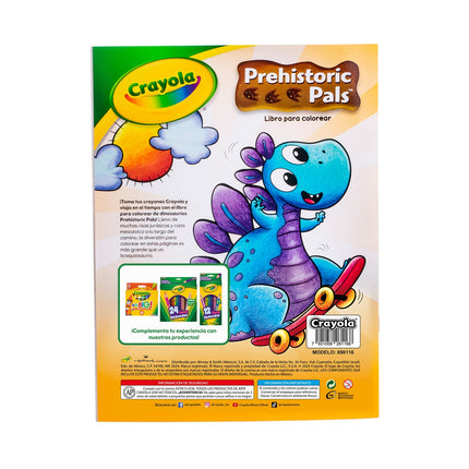 Libro para Colorear Crayola – Prehistoric Pals