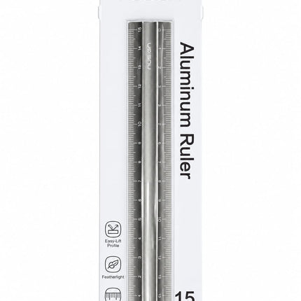 Regla Metálica 15 cm Nusign Verde
