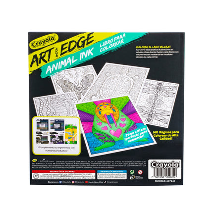 Libro para Colorear Crayola Art With Edge – Para Jóvenes y Adultos