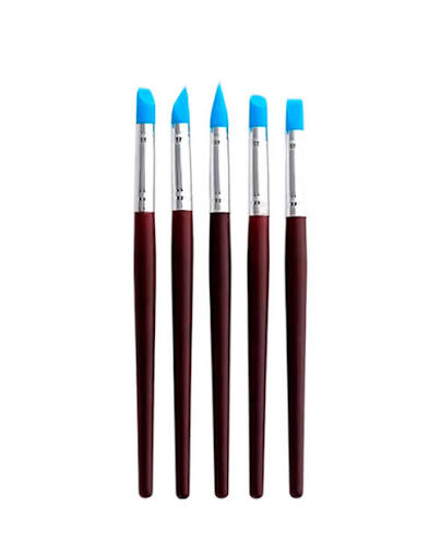 Set De Pincel Moldeador De Goma