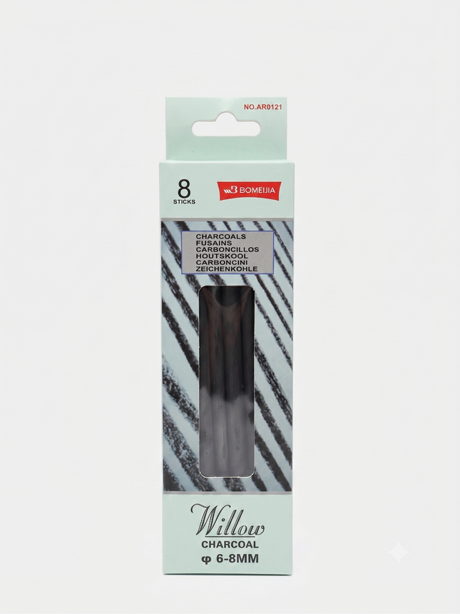 Set De Carboncillo Natural x8