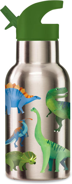 Botella De Acero Inoxidable Dinosaurio 350 Ml | Crocodrile Creek