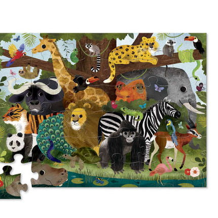 Rompecabezas Infantil 36 Piezas Animales De La Jungla | Crocodile Creek