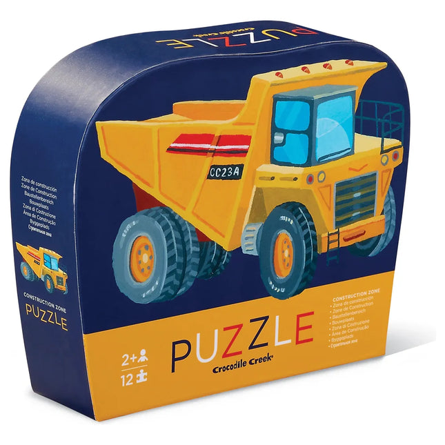 Rompecabezas Infantil 12 Piezas Volqueta Construcción | Crocodrile Creek