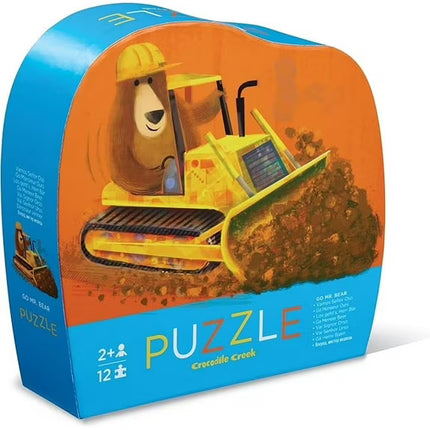 Rompecabezas Infantil 12 Piezas Oso Constructor | Crocodrile Creek