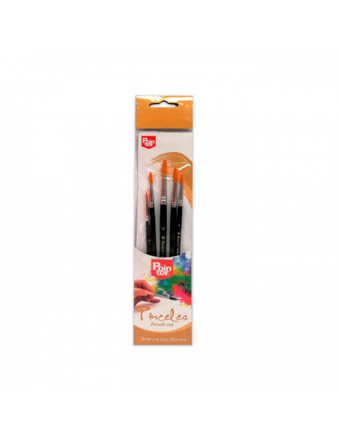 Set Pinceles Pointer Redondos X5