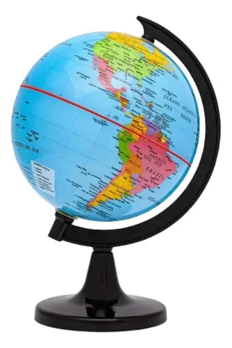 Globo Terráqueo Base Plástica