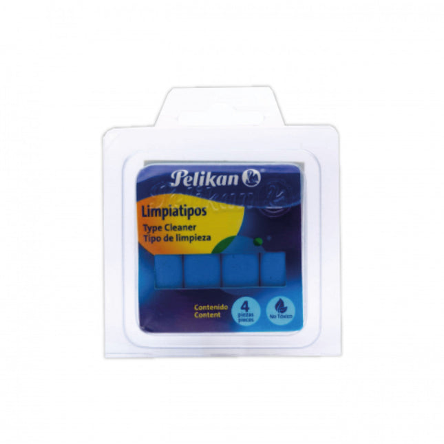 Pasta Limpiatipos x4 Azul Pelikan