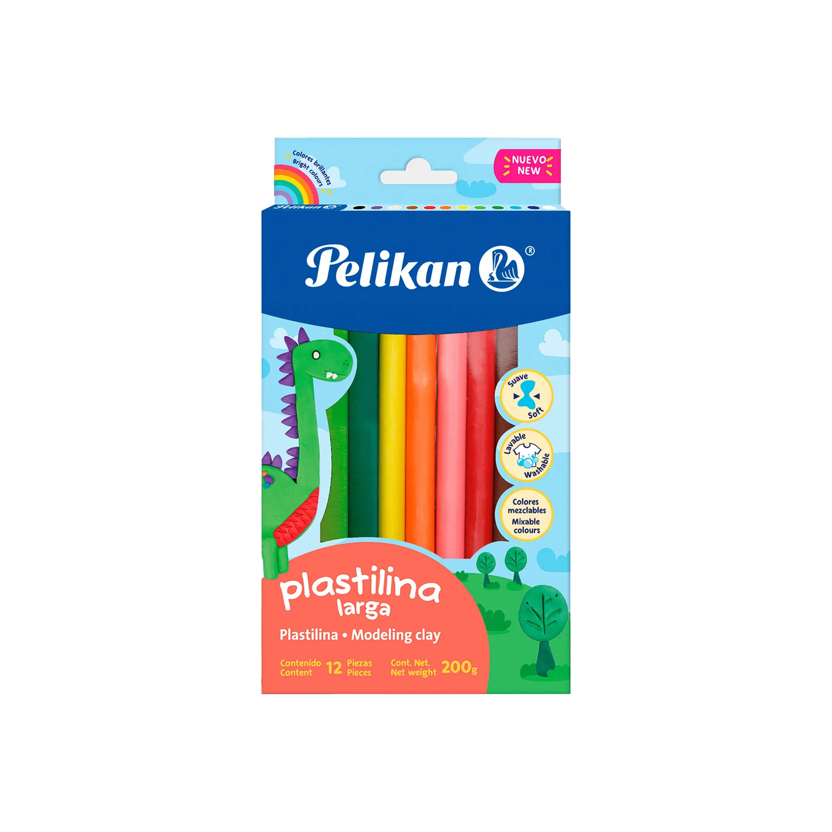 Plastilina En Barra x12 Pelikan