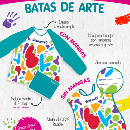 Delantal Escolar Individual Pelikan