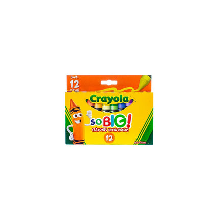 Crayón De Cera Extra Jumbo Sobig Crayola x12