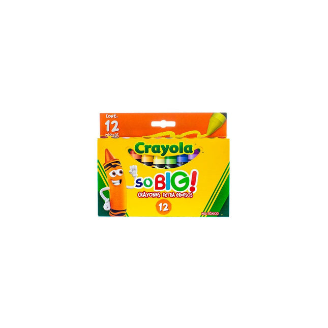 Crayón De Cera Extra Jumbo Sobig Crayola x12