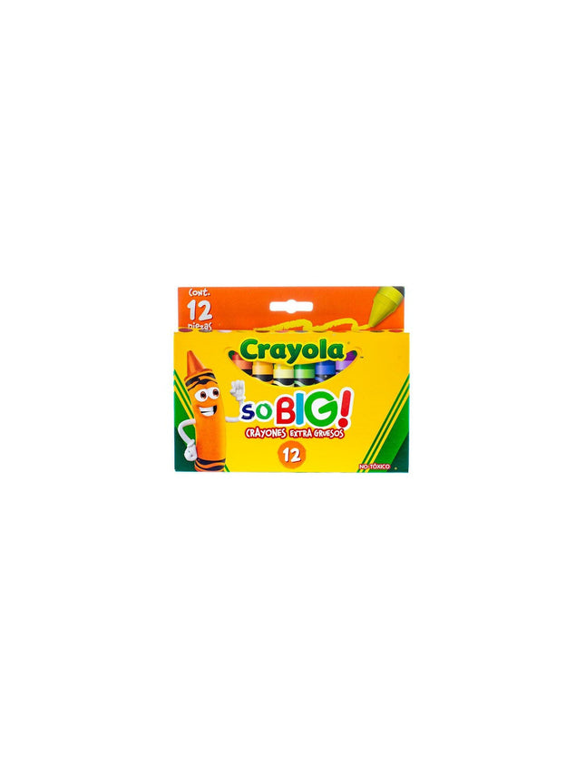 Crayón De Cera Extra Jumbo Sobig Crayola x12