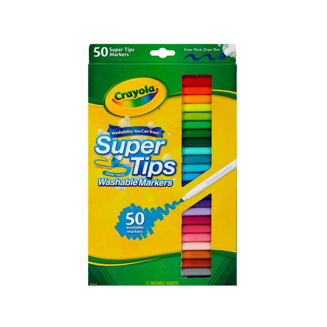 Marcadores Supertips x 50 Crayola