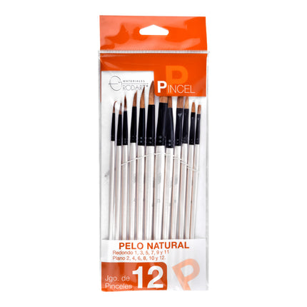 Juego Pincel Mixto x12 | Rodart
