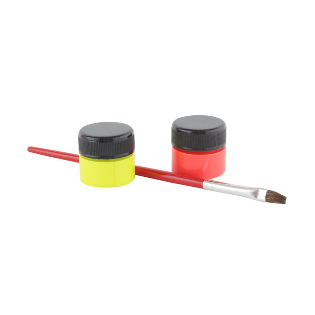 Estuche Acrílico Fluorescentes y Metálicos x12 10 ml + Pincel | Politec