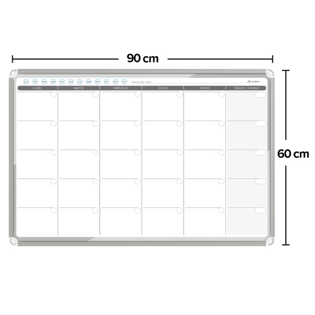 Tablero Acrílico Planeador 60 x 90 cm Alfra