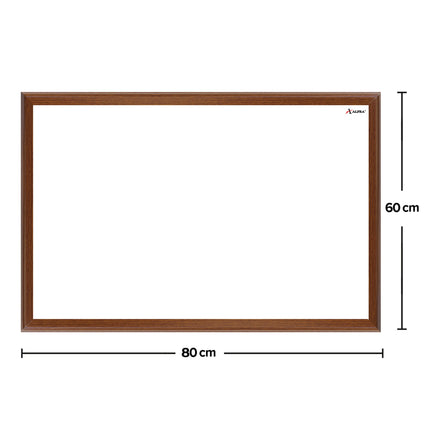 Tablero Acrílico Blanco Marco Madera 60 x 80 cm Cóndor