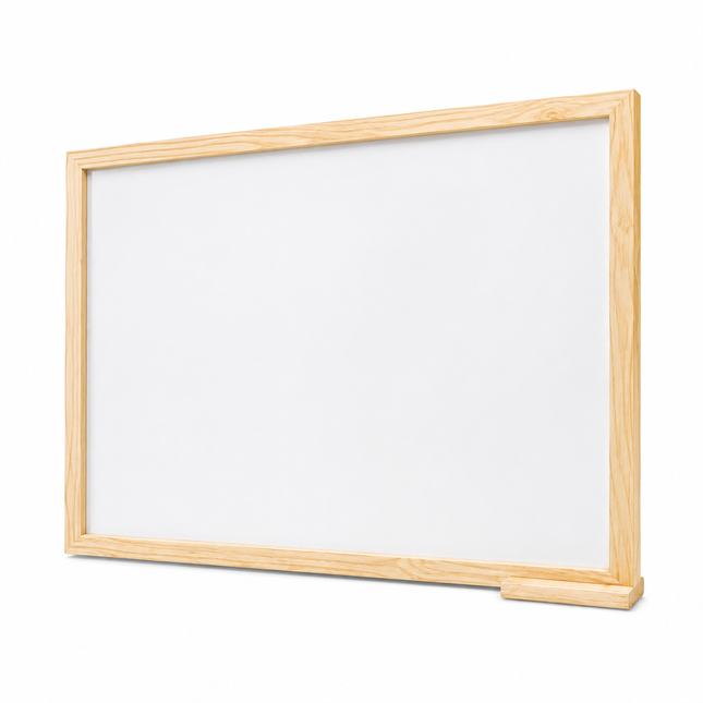 Tablero Acrílico Blanco Marco Madera 40 x 60 cm Tableros Medellín