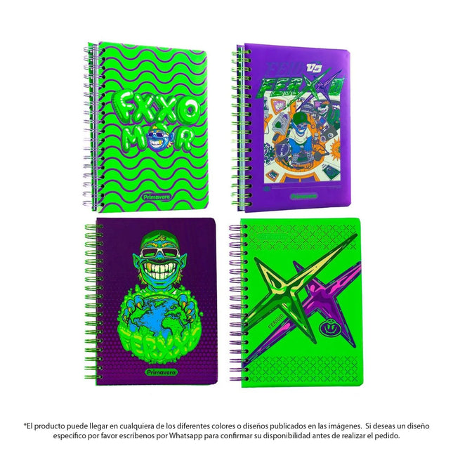 Cuaderno Argollado 7 Materias Mixto Mediano Ferxxo | Primavera