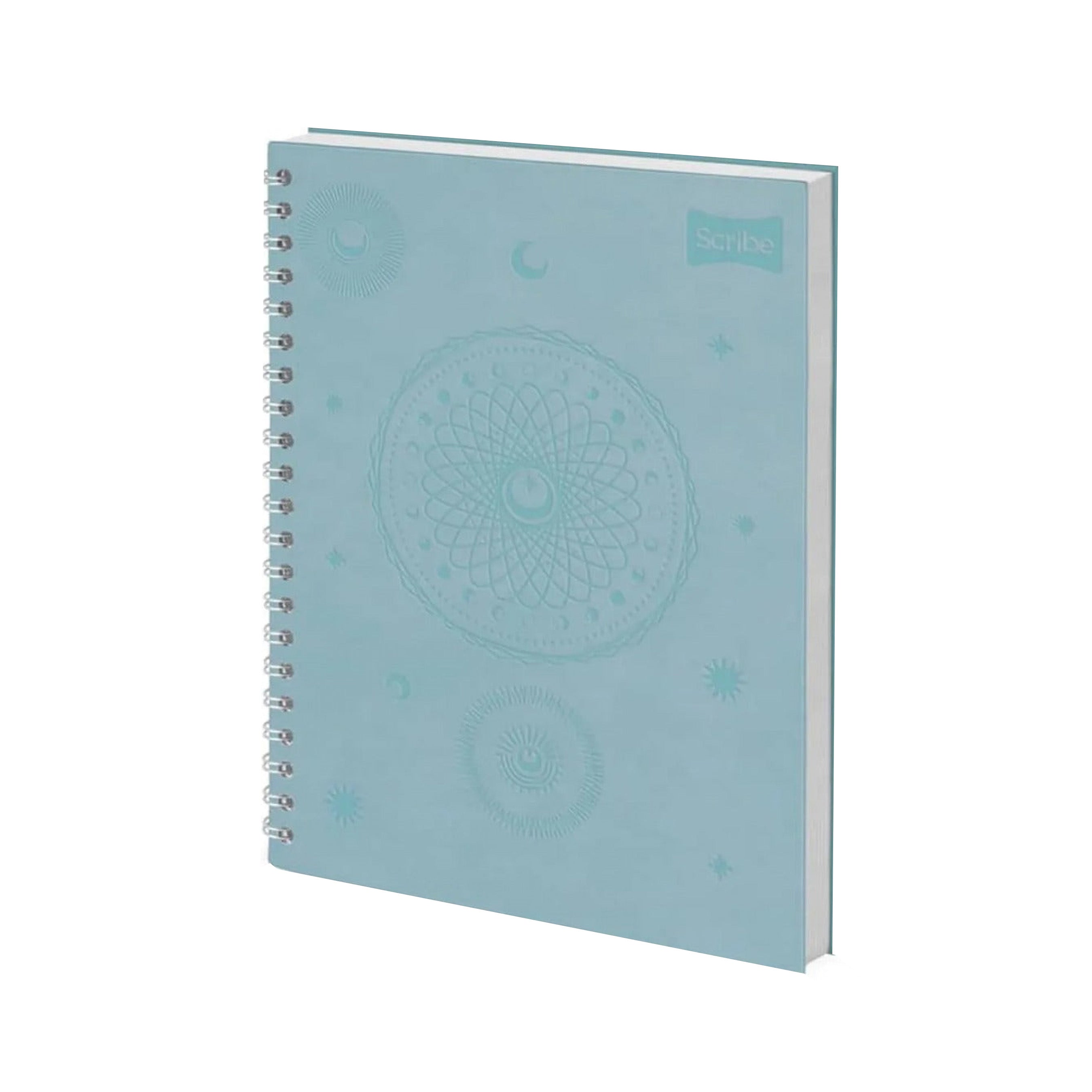 Cuaderno Argollado Pasta Dura 105 Cuero Femenino 80 Hojas Rayado Scribe