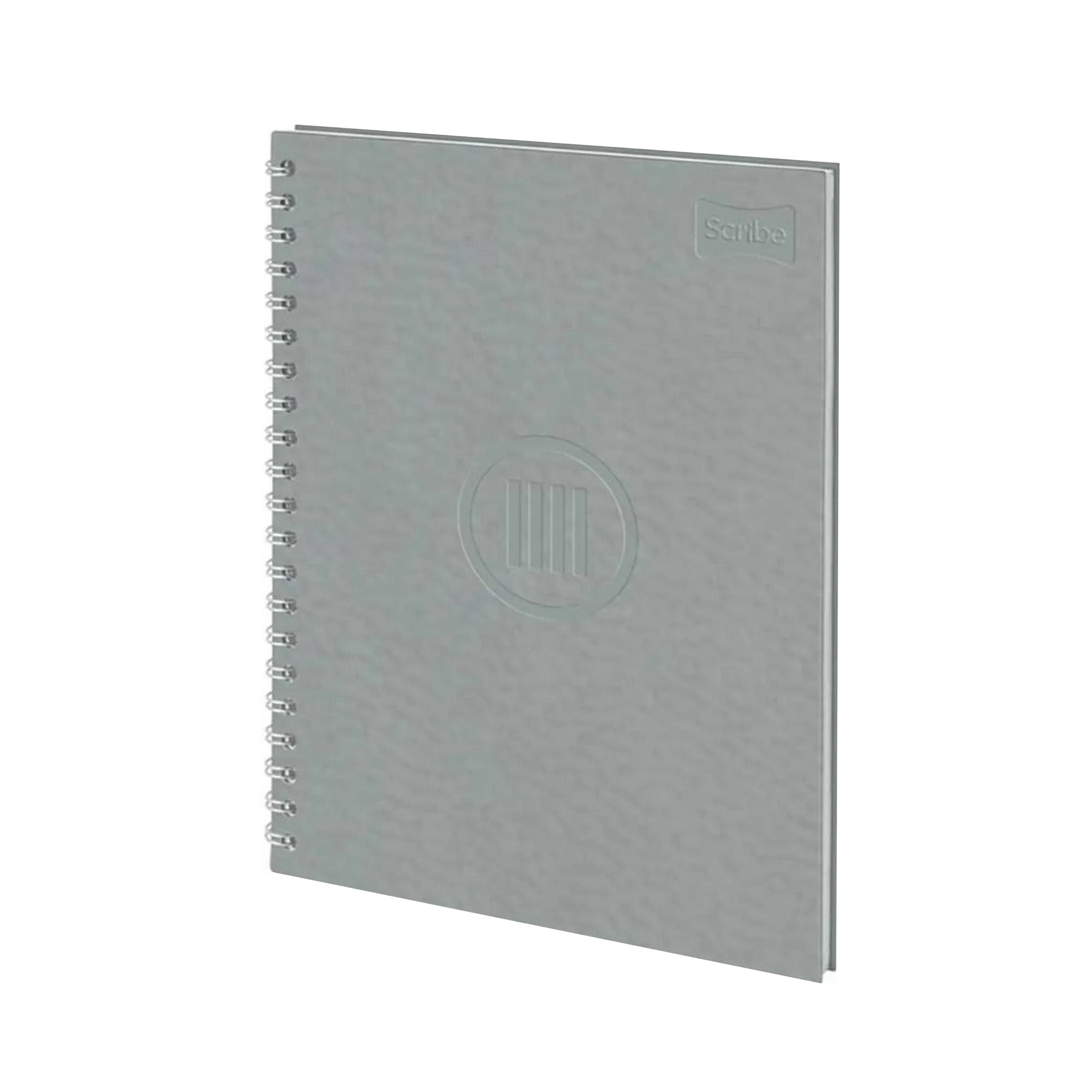 Cuaderno Argollado Pasta Dura 105 Cuero Masculino 80 Hojas Rayado Scribe