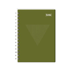Cuaderno Argollado Pasta Dura 95 Sport Masculino 80 Hojas Rayado Scribe