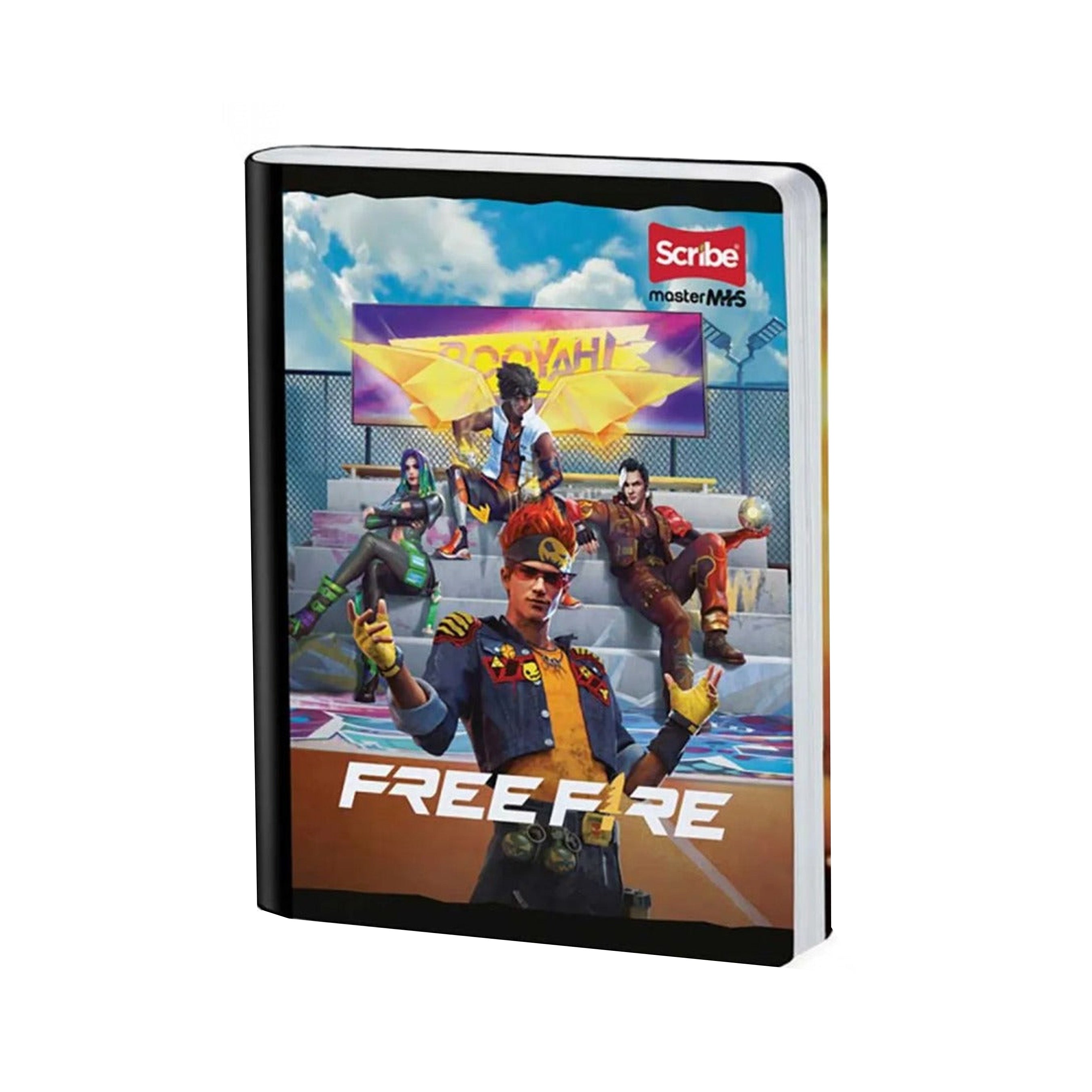 Cuaderno Cosido Free Fire 50 Hojas Rayado Scribe