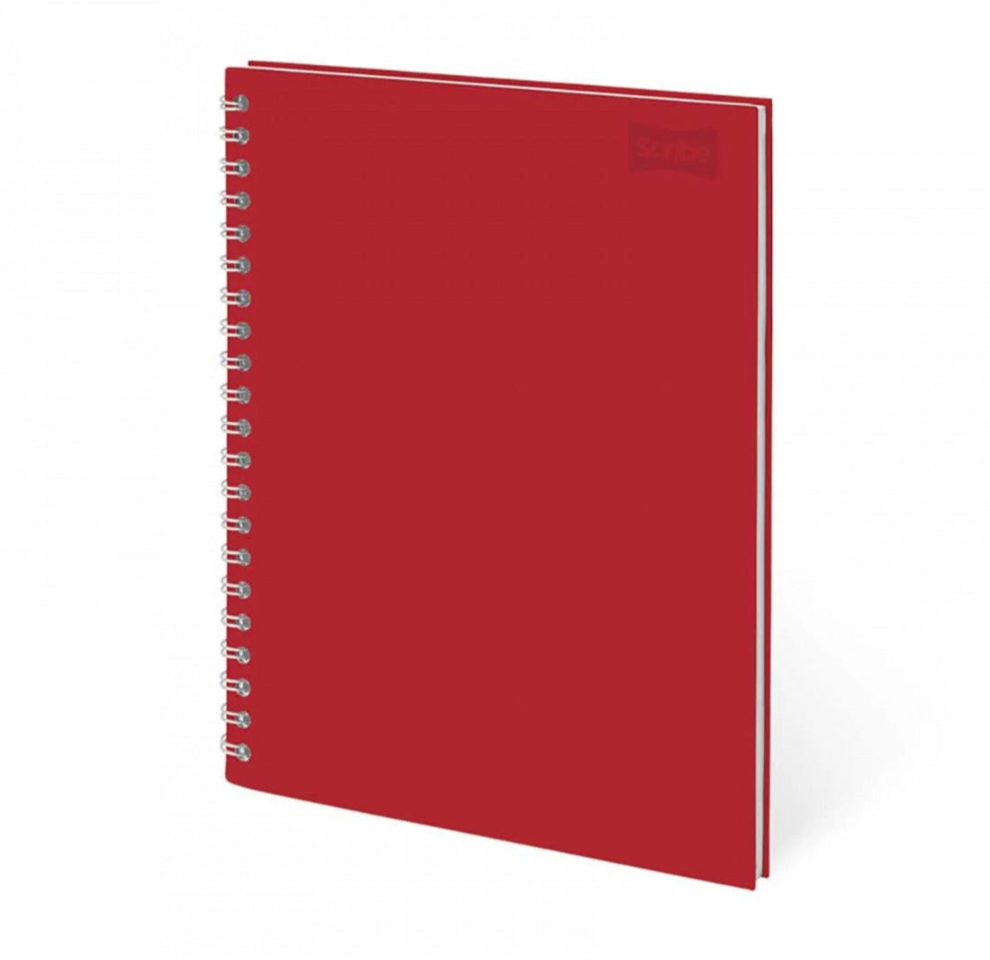 Cuaderno Argollado Pasta Dura 105 Sport Masculino 80 Hojas Rayado Scribe