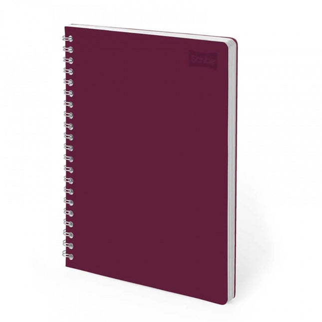 Cuaderno Argollado 105 Sport Masculino 80 Hojas Rayado Scribe