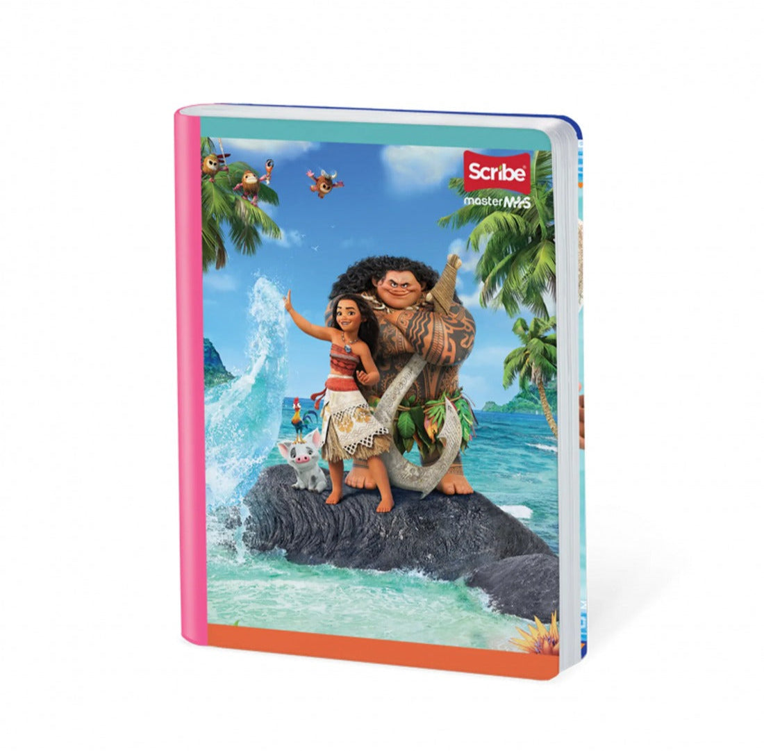 Cuaderno Cosido Moana 100 Hojas Cuadriculado Scribe