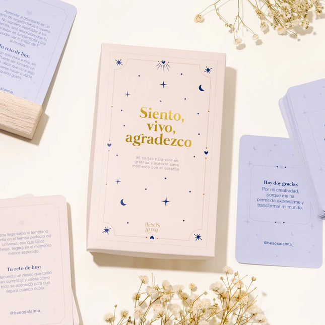 Oráculo Con Frases Y Retos De Gratitud | Besos Al Alma