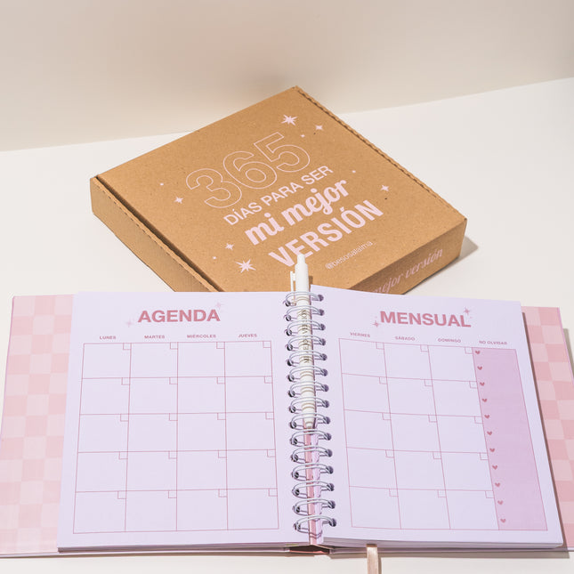 Agenda Permanente Mi Mejor Versión | Besos Al Alma