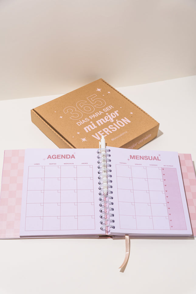 Agenda Permanente Mi Mejor Versión | Besos Al Alma