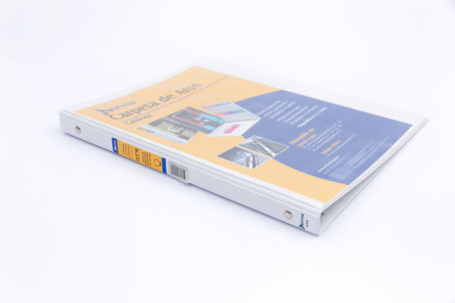 Pasta Catálogo Blanca Carta 0.5'' Redondo 3 Aros Norma