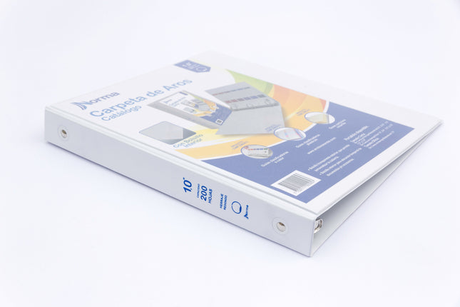 Pasta Catálogo Blanca Carta 1'' Redondo 3 Aros Norma