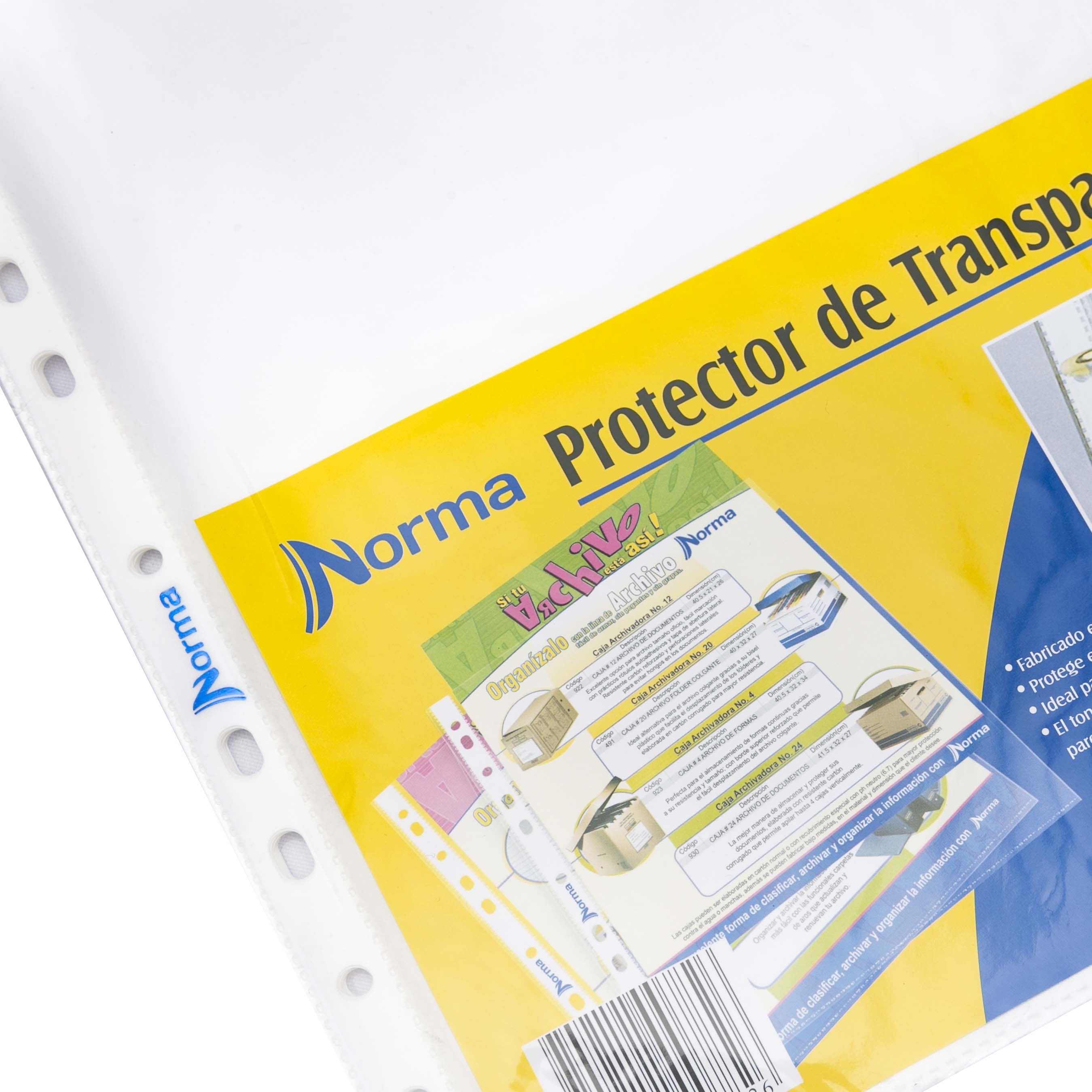 Bolsillos Para Folder Transparente Norma