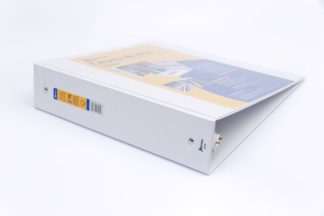 Pasta Catálogo Blanca Carta 2'' Redondo 3 Aros Norma